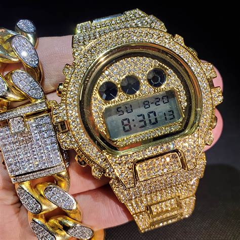 casio uhr iced out